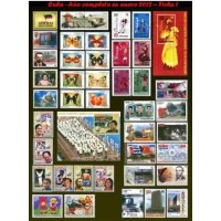 CUBA - ANO COMPLETO - 2012 - 67 SELOS E 4 BLOCOS - NOVOS (MINT)