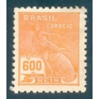 R-324A - 1940 - FILIGRANA CASA+DA+MOEDA+BRASIL "O" - VERTICAL - NOVO - SEM GOMA - CHARNEIRA - RHM R$ 1.125,00 (225 UFs X 5,00)