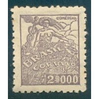 R-459 - 1946 - FILIGRANA Q - COM TRAÇOS VERDE NO VERSO - NOVO - GOMADO - RHM R$ 150,00 (30 UFS X R$ 5,00)