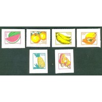 R-734/739 - 1997 - FRUTAS - AUTOADESIVOS - NOVAS - PERFEITAS