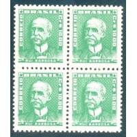 R-514 - BISNETA - FILIGRANA BRASIL*CORREIO (Q) - RUY BARBOSA - QUADRA - NOVA - GOMADA - PERFEITA - RHM R$ 1.080,00 (216 UFs X R$ 5,00)