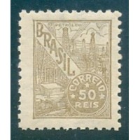 R-441 - 1942/46 - FILIGRANA CASA+DA+MOEDA+DO+BRASIL (O) - COM TRAÇOS - 50 RÉIS - NOVO - GOMADO - RHM R$ 1.000,00 (200 UFs X 5,00)