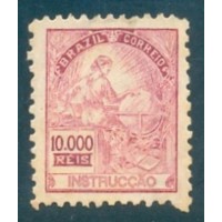 R-310 - 1936/40 - FILIGRANA CORREINHO - 10.000 RÉIS - NOVO - SEM GOMA - RHM R$ 1.250,00 (250 UFs X R$ 5,00)