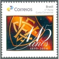 PB-010 - NOVA LOGO ECT - SELO - 115 ANOS VITÓRIA SPORT CLUBE FUTEBOL 2017 (1899-2014)