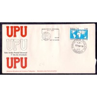 FDC-054 - 1974 - 1º DIA + CBC GUANABARA - CENTENÁRIO DA UPU - RHM R$ 224,00 (64 UFS)