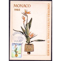 MONACO - 1982 - MÁXIMOS POSTAIS  - FLORES