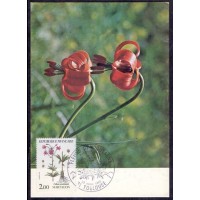 REPUBLICA FRANCESA - MÁXIMOS POSTAIS - FLORES - 1983