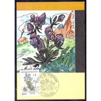 FRANÇA - 1983 - FLORES - MÁXIMOS POSTAIS