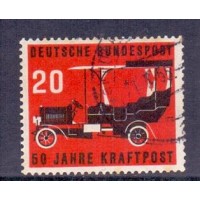 ALEMANHA FEDERAL - CINQUENTA ANOS AUTOMOVEL - CARIMBADO