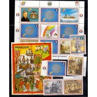 PARAGUAY - 5 SELOS + 2 BLOCOS - NAVIOS