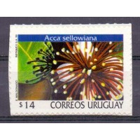 URUGUAY - 1999 - SELO AUTO ADESIVO FLOR