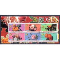 SOMALIA - ROSAS - COM CARIMBO