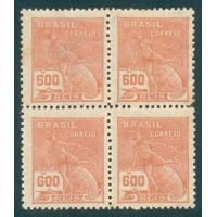 R-249/249ES - QUADRA - NOVA - SEM GOMA - 1928 - FILIGRANA CASA DA MOEDA (D) - VERTICAL - RHM R$ 7.825,00 (1.565 UFs X R$ 5,00)