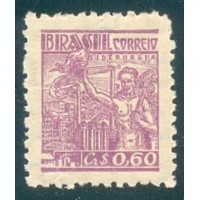 R-484 - 1949 - NETINHA - CRUZEIROS - FILIGRANA CORREIO*BRASIL (Q) - VERTICAL - COM TRAÇOS VERDES NO VERSO - NOVO - GOMADO - RHM R$ 375,00 ( 75 UFS X R$ 5,00)