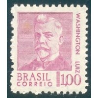 R-535 - 1968 - MINT - ANTIGOS PRESIDENTES DA REPÚBLICA - WASHINGTON LUIZ - NOVO - SEM GOMA - RHM R$ 225,00 (45 UFs X R$ 5,00)