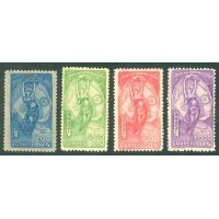 C-0060/63 - 1933 - VISITA DO PRESIDENTE JUSTO DA ARGENTINA - ALEGORIA - SÉRIE 4 - MINT - COM E SEM GOMA 