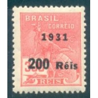 R-348 - 1931 - VOVÓ - SOBRECARGA PRETA - FILIGRANA "J" - NOVO - GOMADO - RHM R$ 5,00 ( 1 UFS X R$ 5,00)