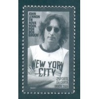 C-3982 - 2021 - JOHN LENNON EM NOVA YORK POR BOB GRUEN - MINT- GOMADO