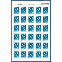 R-807 - 2001 - INSTRUMENTOS MUSICAIS - PERCÊ EM ONDA - FLAUTA - FOLHA COM 30 SELOS AUTOADESIVOS - MINT - RHM R$ 165,00 (33 UFS X R$ 5,00)