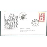 FDC-072 - 1975 -  DIA DO SELO 75 - C-0899 - CARIMBO CBC + 1º  DIA - COM MANCHAS DE FERRUGEM NO SELO E NO VERSO DO ENVELOPE - RHM R$ 262,50 (52,50 UFS X R$ 5,00)