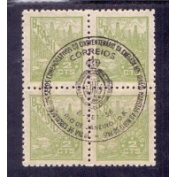 R-461 - QUADRA - NETINHA - CARIMBO `CENTENÁRIO DA CHEGADA DOS IRMÃOS MARISTAS AO NORTE DO BRASIL