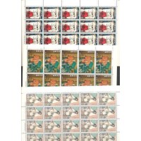 JAPÃO - 1972 - TEATRO CLÁSSICO (IV) - 3 FOLHINHAS COM 20 SELOS MINT CADA - Y 1063/65 