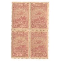 A-021 - 1929 - AERONÁUTICA - AERONAVE JAHÚ, CASTANHO - CASA ENTRE ESTRELAS (G) - QUADRA - 2ª COLUNA - GOMADA - RHM R$ 480,00 (96 UFs X 5,00)