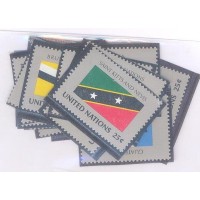 ONU NEW YORK - 1989 - MINT - BANDEIRAS DOS PAISES MEMBROS DA ORGANIZAÇÃO DAS NAÇÕES UNIDAS (X) - SÉRIE 16 SELOS - Y 547/62