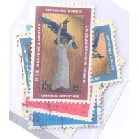 ONU NEW YORK - 1968 - USADO - TODAS AS EMISSÕES DO ANO - 6 SÉRIE NUM TOTAL DE 11 SELOS - Y 175/18