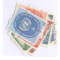 ONU NEW YORK - 1958 - USADO - TODAS AS EMISSÕES DO ANO - 10 SELOS - Y 56/65