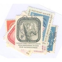 ONU NEW YORK - 1959 - USADO - TODAS EMISSÕES DO ANO - 8 SELOS - Y 66/73