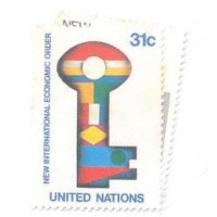 ONU NEW YORK - 1980 - MINT - NOVA ORDEM ECONÔMICO INTERNACIONAL - SÉRIE 2 SELOS - Y 0308/309