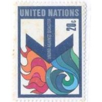ONU NEW YORK - 1979 - MINT - BIRÔ DE COORDENAÇÃO NAÇÕES UNIDAS PARA OS SEGUROS EM CASO DE CATÁSTROFE "UNDRO" - SÉRIE 2 SELOS - Y 0308/301