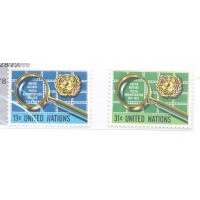 ONU NEW YORK - 1976 - MINT - 25 ANOS ADMINISTRAÇÃO POSTAL - SÉRIE 2 SELOS - Y 269/70 