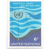 ONU NEW YORK - 1971 - MINT - UTILIZAÇÃO PACIFICA DOS FUNDOS MARINHOS - Y 208