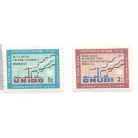 ONU NEW YORK - 1968 - MINT - ORGANIZAÇÃO PARA DESENVOLVIMENTO INDUSTRIAL - Y 179/80