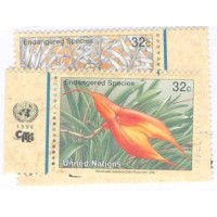 ONU NEW YORK - 1996 - MINT - PROTEÇÃO NATUREZA - SÉRIE 4 SELOS - Y 695/98