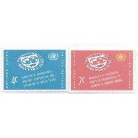 ONU NEW YORK - 1961 - MINT - FUNDO MONETÁRIO INTERNACIONAL - SÉRIE 2 SELOS - Y 0086/87