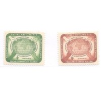 ONU NEW YORK - 1958 - MINT - 10º ANIVERSÁRIO DOS DIREITOS DO HOMEM -  Y 64/65