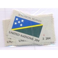 ONU NEW YORK - 1982 - MINT - BANDEIRAS DE PAÍSES MEMBROS DA ONU - SÉRIE III - 16 SELOS - Y 365/80