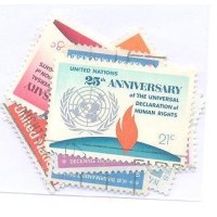 ONU NEW YORK - 1973 - USADOS - TODAS AS EMISSÕES DO ANO - 10 SELOS - Y 227/236