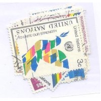 ONU NEW YORK - 1976 - USADOS - TODAS AS EMISSÕES DO ANO - 14 SELOS - Y 259/272