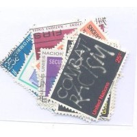 ONU NEW YORK - 1977 - USADOS - TODAS AS EMISSÕES DO ANO - 12 SELOS - Y 273/282 + AE 22/23 