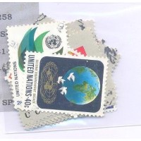 ONU NEW YORK - 1982 - USADOS - TODAS AS EMISSÕES DO ANO - 22 SELOS