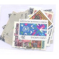 ONU NEW YORK - 1983 - USADOS - TODAS AS EMISSÕES DO ANO - 24 SELOS - Y 383/406