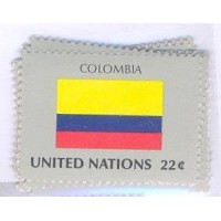 ONU NEW YORK - 1986 - BANDEIRAS DOS ESTADOS MEMBROS DA ONU (VII) - SÉRIE 16 SELOS - Y 0467/482