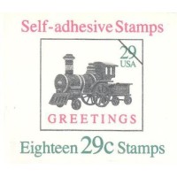 USA - 1992 - CADERNETA - TRENS - NOVO