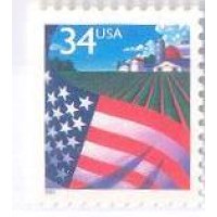 USA - BANDEIRA DOS ESTADOS UNIDOS - 1 SELO - NOVO
