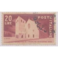 ITÁLIA - 1949 - ELEIÇÕES DE TRIESTE - CATEDRAL DE ST. JUSTO - USADO - Y 544