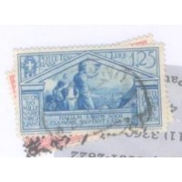 ITÁLIA - 1930 - BIMILENÁRIO DE VIRGILIO - 75c ROSA E 1 L 25 AZUL - 2 SELOS USADOS - Y 268/69